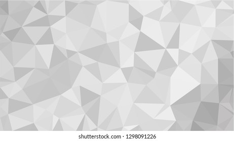 White Polygonal Mosaic Background, Low Poly Style, Vector illustration, Business Design Templates