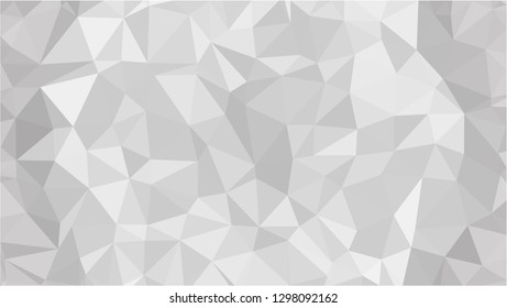 White Polygonal Mosaic Background, Low Poly Style, Vector illustration, Business Design Templates
