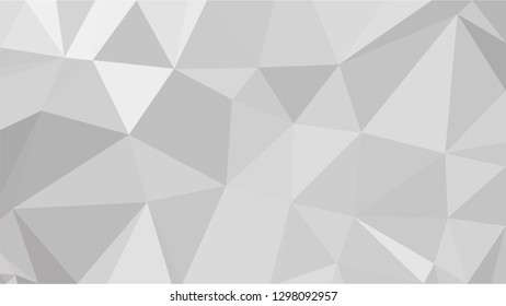 White Polygonal Mosaic Background, Low Poly Style, Vector illustration, Business Design Templates