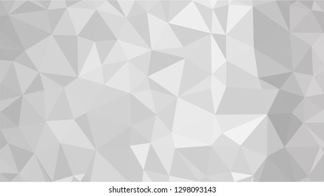 White Polygonal Mosaic Background, Low Poly Style, Vector illustration, Business Design Templates