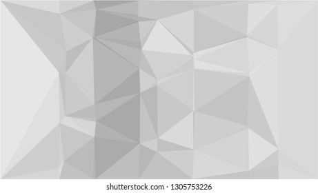 White Polygonal Mosaic Background, Low Poly Style, Vector illustration, Business Design Templates