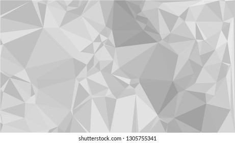 White Polygonal Mosaic Background, Low Poly Style, Vector illustration, Business Design Templates