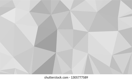 White Polygonal Mosaic Background, Low Poly Style, Vector illustration, Business Design Templates
