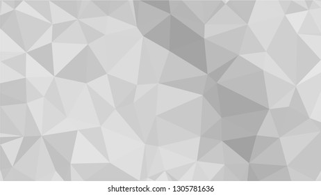 White Polygonal Mosaic Background, Low Poly Style, Vector illustration, Business Design Templates