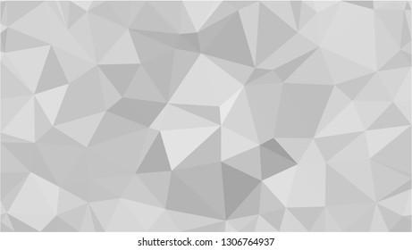 White Polygonal Mosaic Background, Low Poly Style, Vector illustration, Business Design Templates