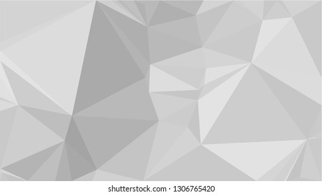 White Polygonal Mosaic Background, Low Poly Style, Vector illustration, Business Design Templates