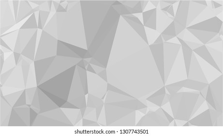 White Polygonal Mosaic Background, Low Poly Style, Vector illustration, Business Design Templates