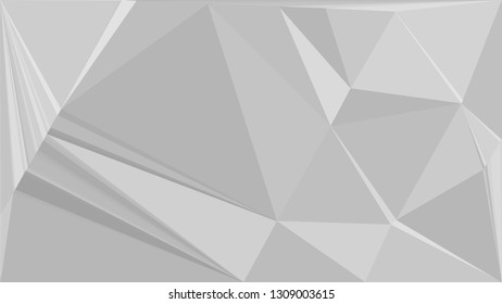 White Polygonal Mosaic Background, Low Poly Style, Vector illustration, Business Design Templates