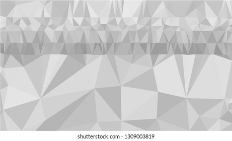 White Polygonal Mosaic Background, Low Poly Style, Vector illustration, Business Design Templates