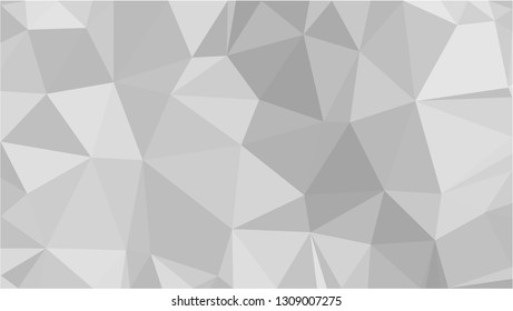 White Polygonal Mosaic Background, Low Poly Style, Vector illustration, Business Design Templates