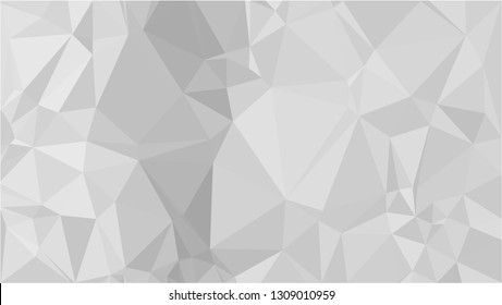White Polygonal Mosaic Background, Low Poly Style, Vector illustration, Business Design Templates