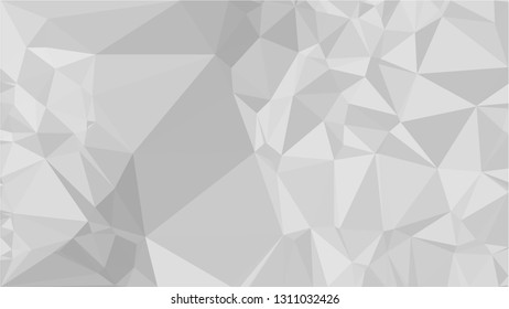 White Polygonal Mosaic Background, Low Poly Style, Vector illustration, Business Design Templates