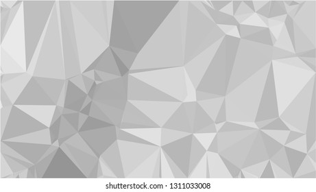 White Polygonal Mosaic Background, Low Poly Style, Vector illustration, Business Design Templates