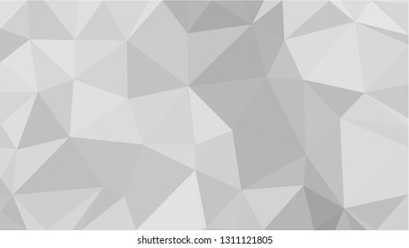 White Polygonal Mosaic Background, Low Poly Style, Vector illustration, Business Design Templates