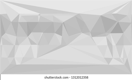 White Polygonal Mosaic Background, Low Poly Style, Vector illustration, Business Design Templates