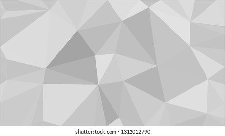 White Polygonal Mosaic Background, Low Poly Style, Vector illustration, Business Design Templates