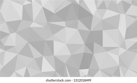 White Polygonal Mosaic Background, Low Poly Style, Vector illustration, Business Design Templates