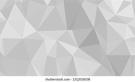 White Polygonal Mosaic Background, Low Poly Style, Vector illustration, Business Design Templates