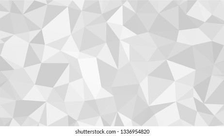 White Polygonal Mosaic Background, Low Poly Style, Vector illustration, Business Design Templates