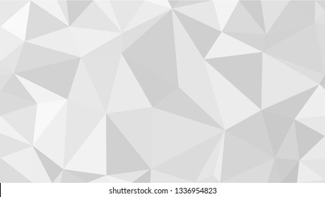 White Polygonal Mosaic Background, Low Poly Style, Vector illustration, Business Design Templates