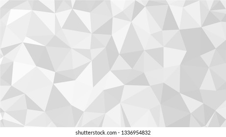 White Polygonal Mosaic Background, Low Poly Style, Vector illustration, Business Design Templates