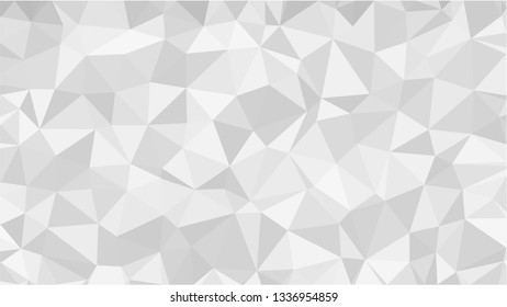 White Polygonal Mosaic Background, Low Poly Style, Vector illustration, Business Design Templates