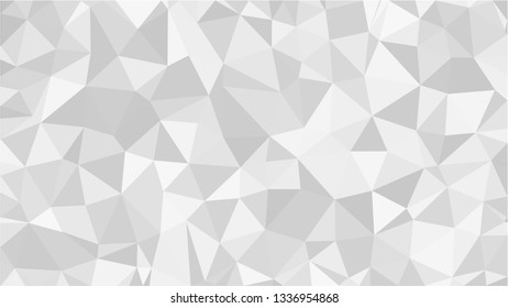 White Polygonal Mosaic Background, Low Poly Style, Vector illustration, Business Design Templates