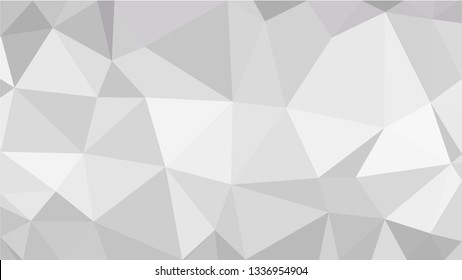 White Polygonal Mosaic Background, Low Poly Style, Vector illustration, Business Design Templates