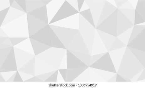 White Polygonal Mosaic Background, Low Poly Style, Vector illustration, Business Design Templates