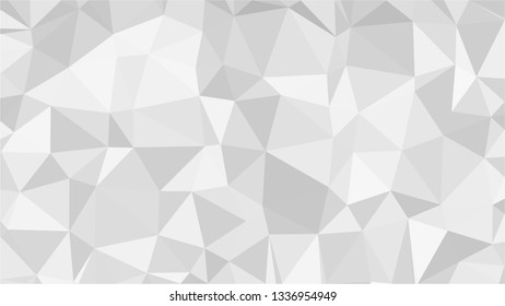 White Polygonal Mosaic Background, Low Poly Style, Vector illustration, Business Design Templates