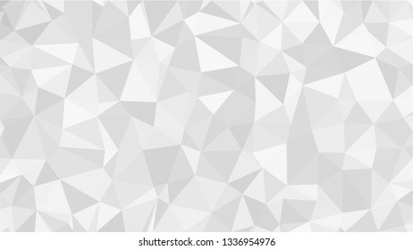 White Polygonal Mosaic Background, Low Poly Style, Vector illustration, Business Design Templates