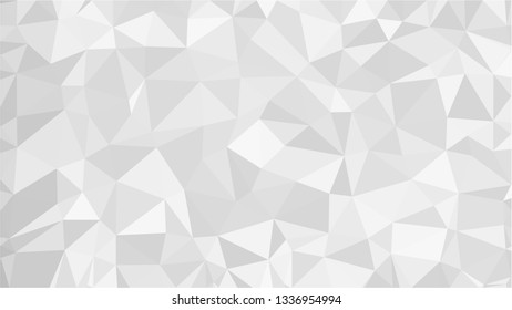 White Polygonal Mosaic Background, Low Poly Style, Vector illustration, Business Design Templates