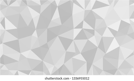 White Polygonal Mosaic Background, Low Poly Style, Vector illustration, Business Design Templates