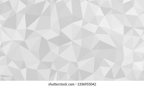 White Polygonal Mosaic Background, Low Poly Style, Vector illustration, Business Design Templates