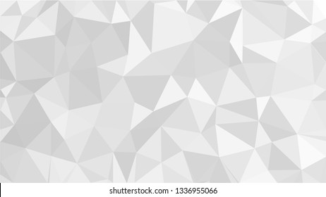 White Polygonal Mosaic Background, Low Poly Style, Vector illustration, Business Design Templates