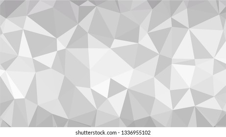 White Polygonal Mosaic Background, Low Poly Style, Vector illustration, Business Design Templates