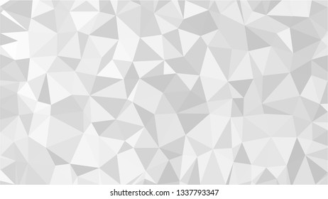 White Polygonal Mosaic Background, Low Poly Style, Vector illustration, Business Design Templates