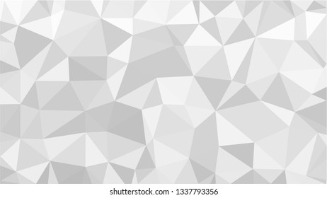 White Polygonal Mosaic Background, Low Poly Style, Vector illustration, Business Design Templates