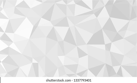 White Polygonal Mosaic Background, Low Poly Style, Vector illustration, Business Design Templates