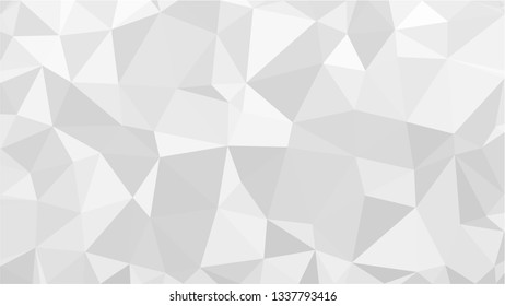 White Polygonal Mosaic Background, Low Poly Style, Vector illustration, Business Design Templates