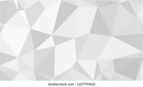White Polygonal Mosaic Background, Low Poly Style, Vector illustration, Business Design Templates