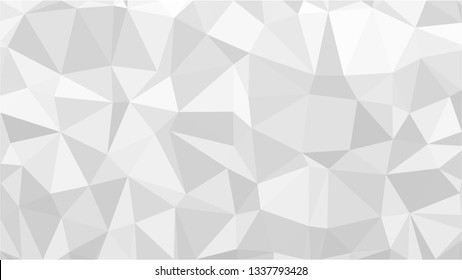 White Polygonal Mosaic Background, Low Poly Style, Vector illustration, Business Design Templates