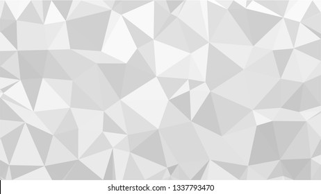 White Polygonal Mosaic Background, Low Poly Style, Vector illustration, Business Design Templates