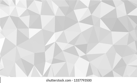 White Polygonal Mosaic Background, Low Poly Style, Vector illustration, Business Design Templates