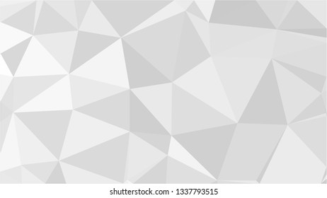 White Polygonal Mosaic Background, Low Poly Style, Vector illustration, Business Design Templates