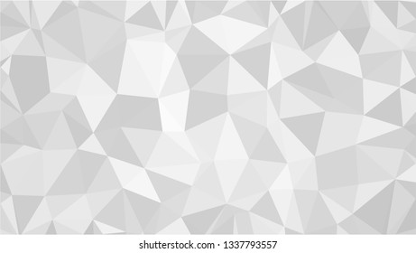 White Polygonal Mosaic Background, Low Poly Style, Vector illustration, Business Design Templates