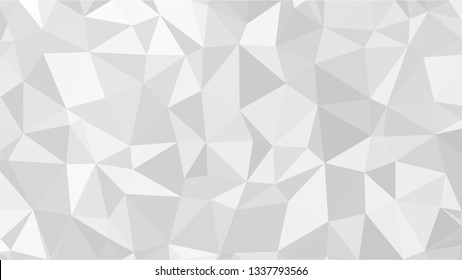 White Polygonal Mosaic Background, Low Poly Style, Vector illustration, Business Design Templates