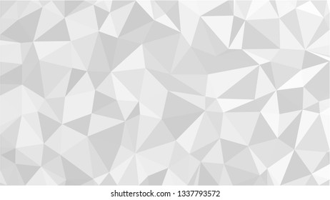 White Polygonal Mosaic Background, Low Poly Style, Vector illustration, Business Design Templates