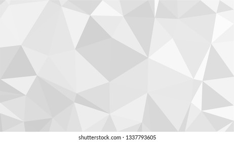 White Polygonal Mosaic Background, Low Poly Style, Vector illustration, Business Design Templates