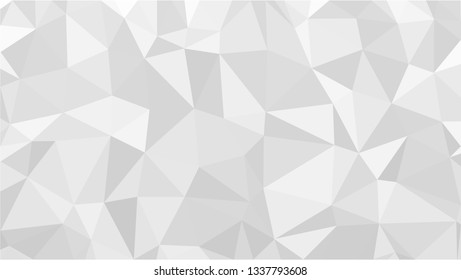 White Polygonal Mosaic Background, Low Poly Style, Vector illustration, Business Design Templates